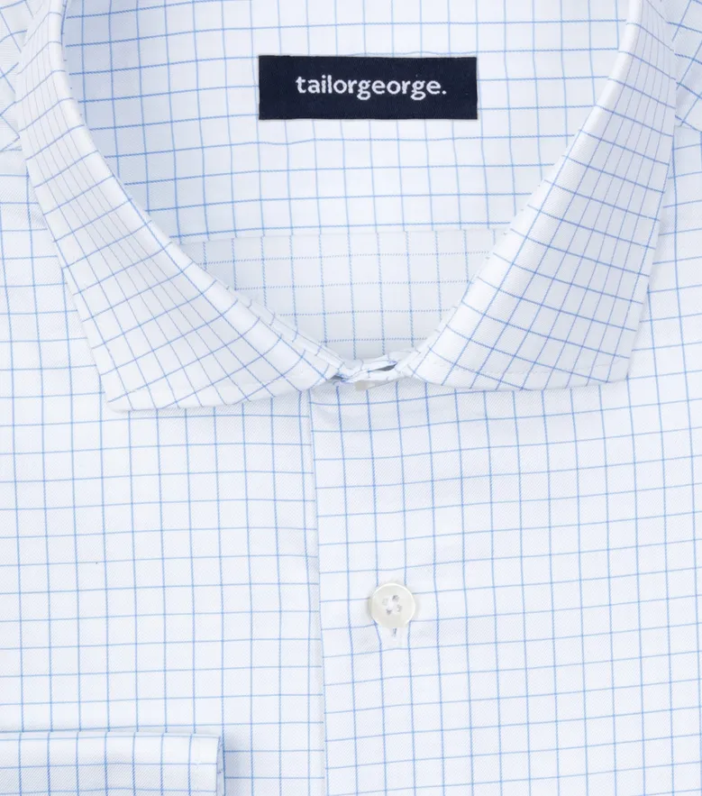 Camicia bianca in popeline facile da stirare