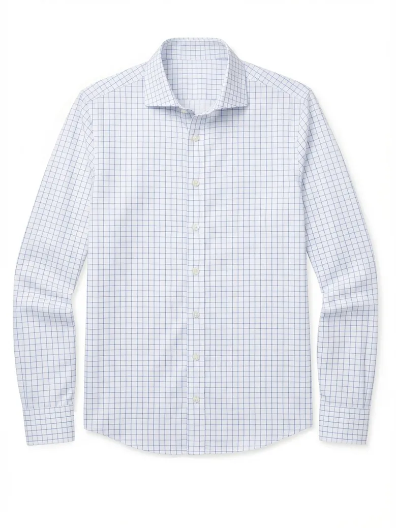 Camicia bianca in popeline facile da stirare