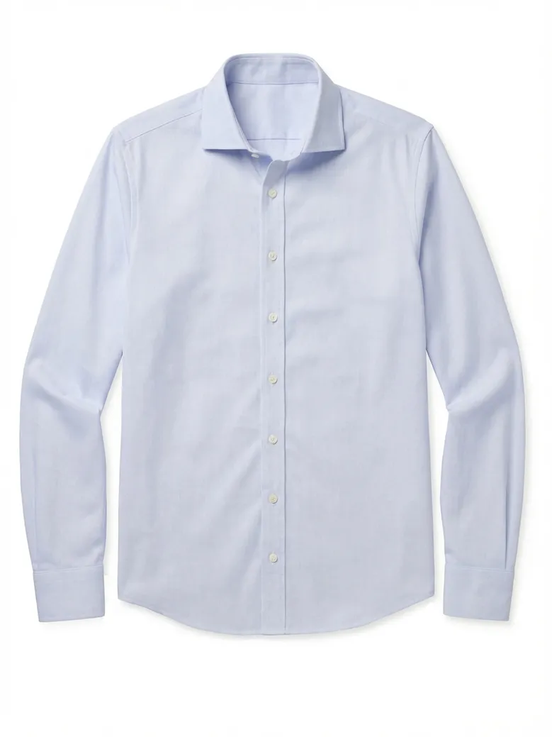 Camicia bianca in popeline facile da stirare