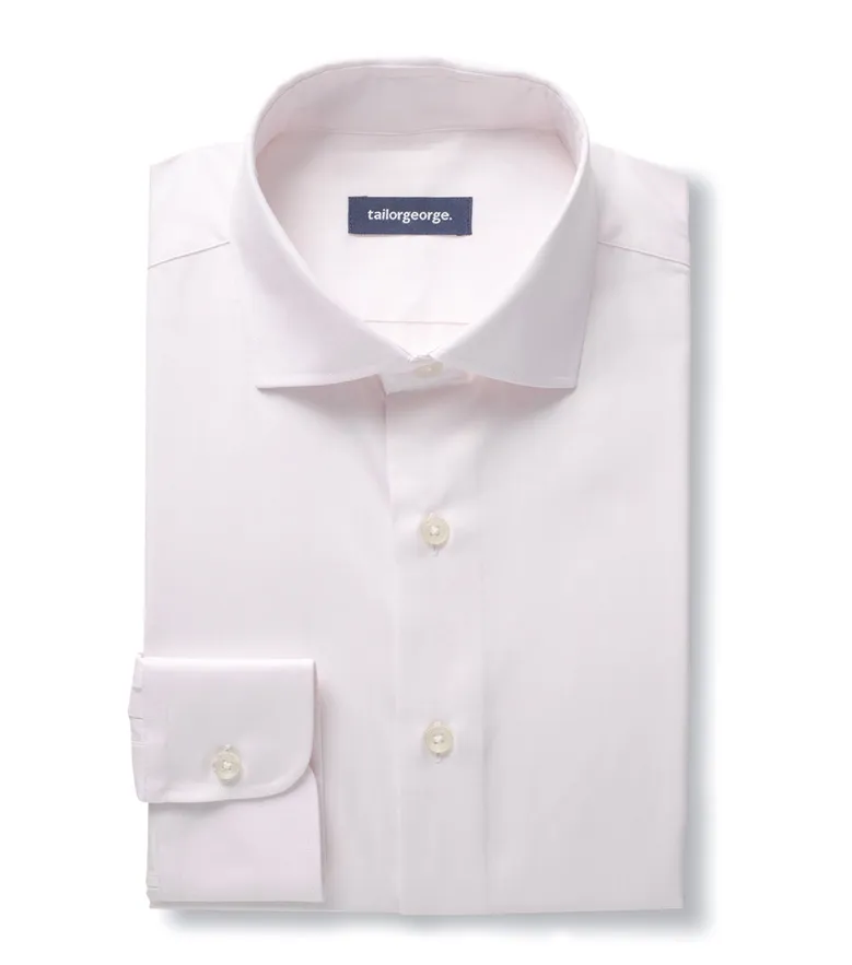 Camicia bianca in popeline facile da stirare
