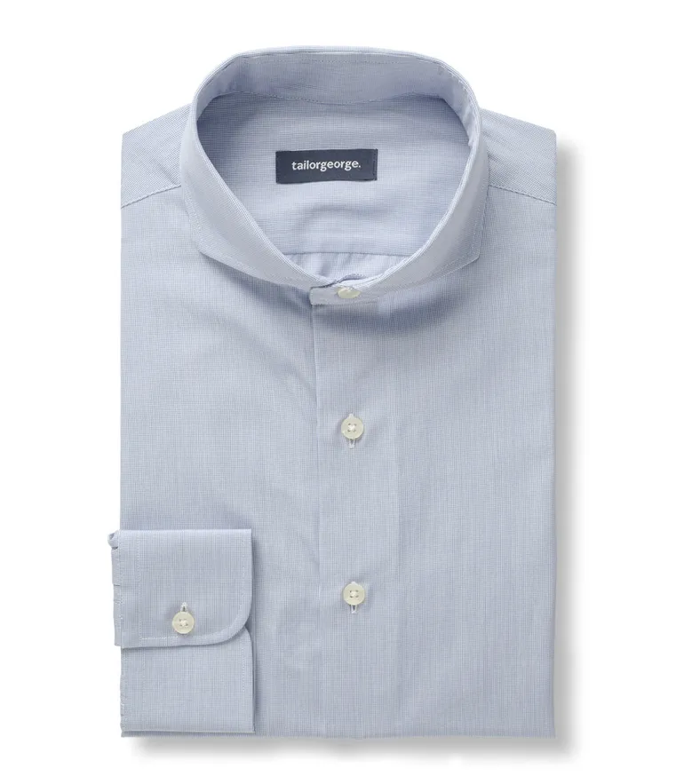 Camicia bianca in popeline facile da stirare