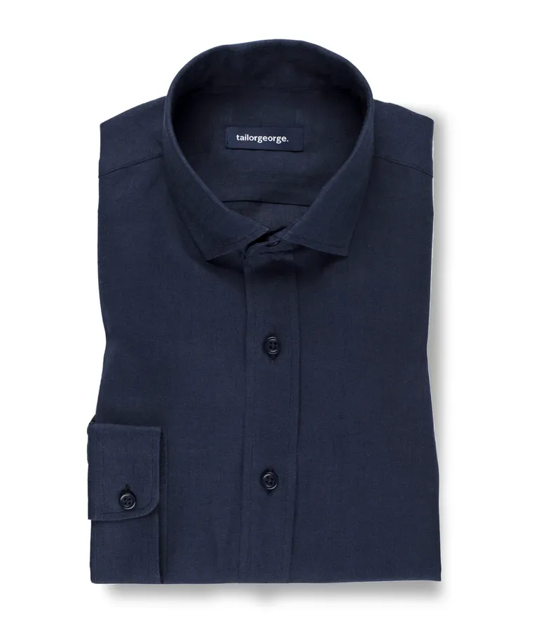 Camicia bianca in popeline facile da stirare