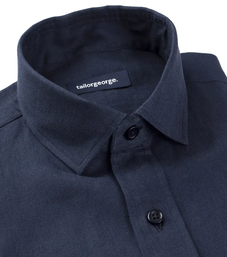 Camicia bianca in popeline facile da stirare