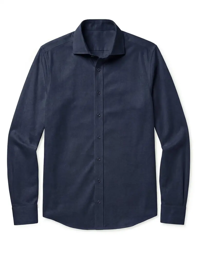 Camicia bianca in popeline facile da stirare