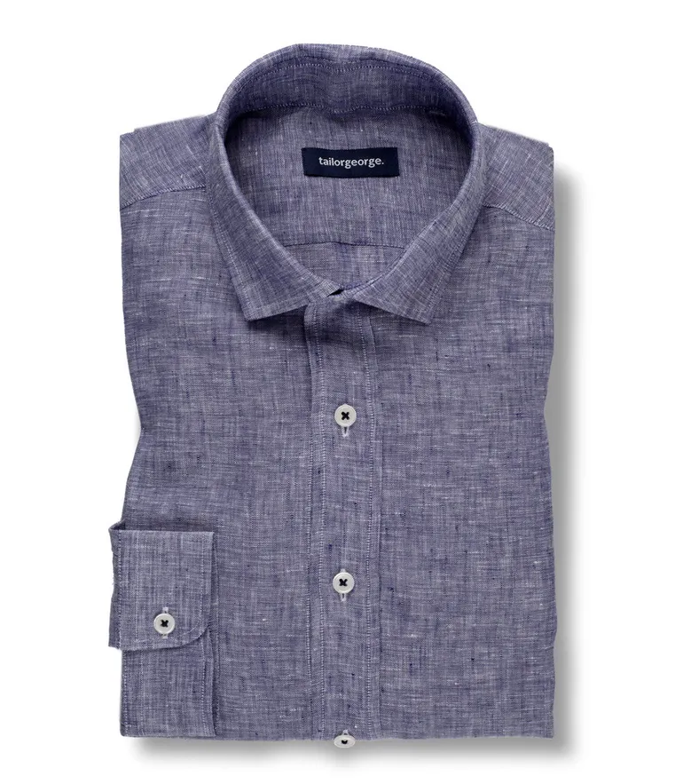 Camicia bianca in popeline facile da stirare