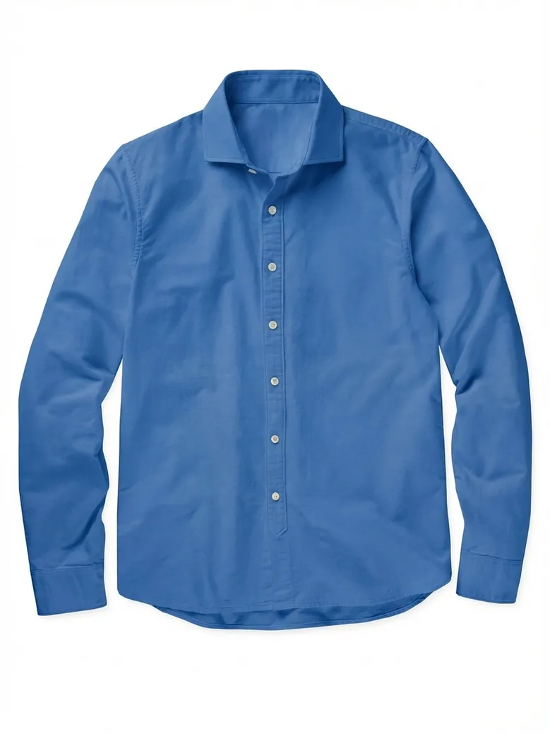Camicia bianca in popeline facile da stirare