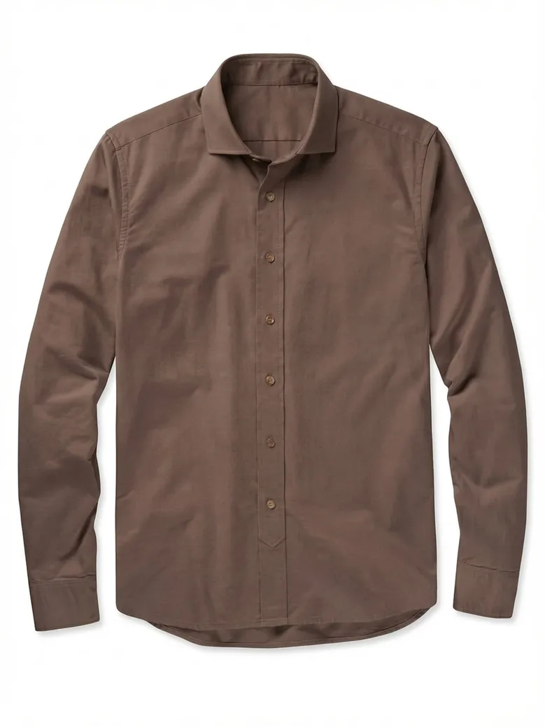 Camicia bianca in popeline facile da stirare