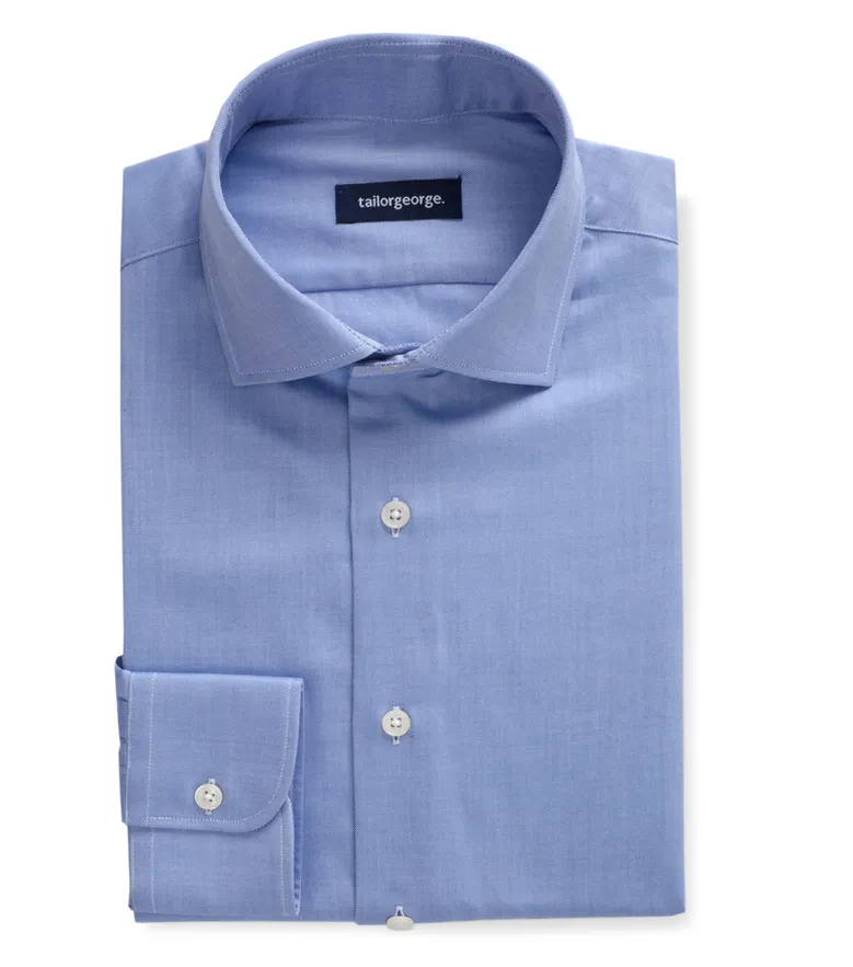 Camicia bianca in popeline facile da stirare