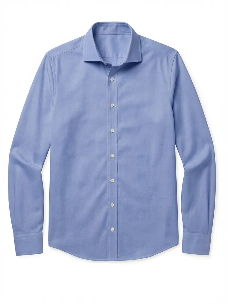Camicia bianca in popeline facile da stirare