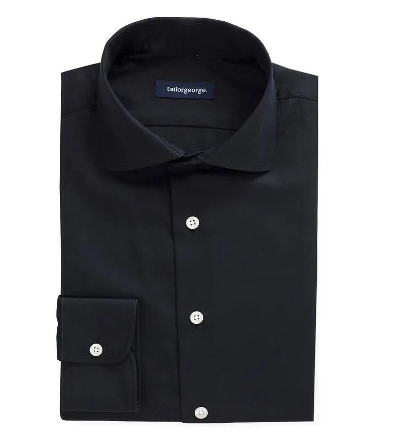 Camicia bianca in popeline facile da stirare