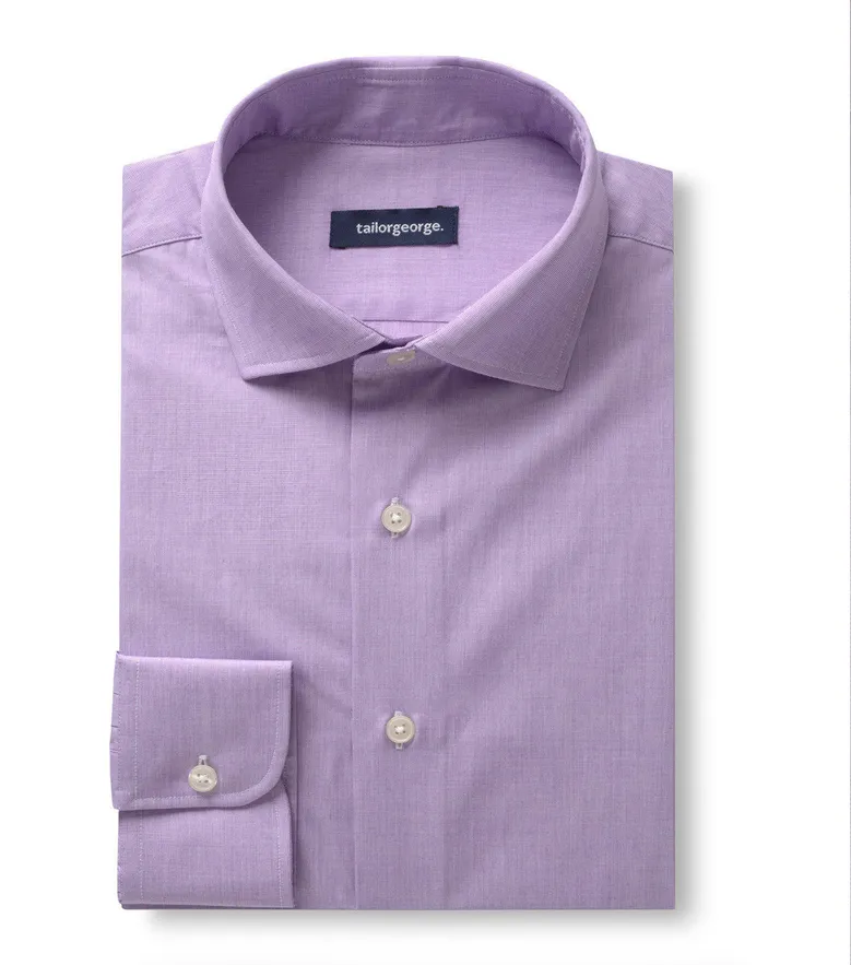 Camicia bianca in popeline facile da stirare
