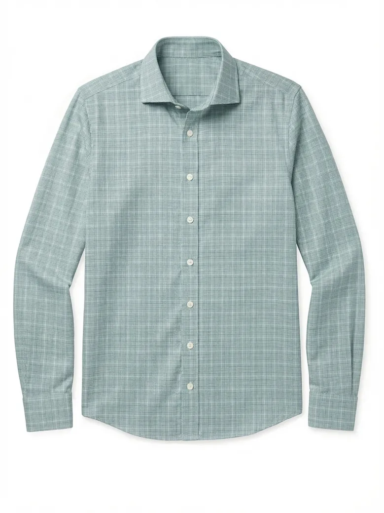 Camicia bianca in popeline facile da stirare