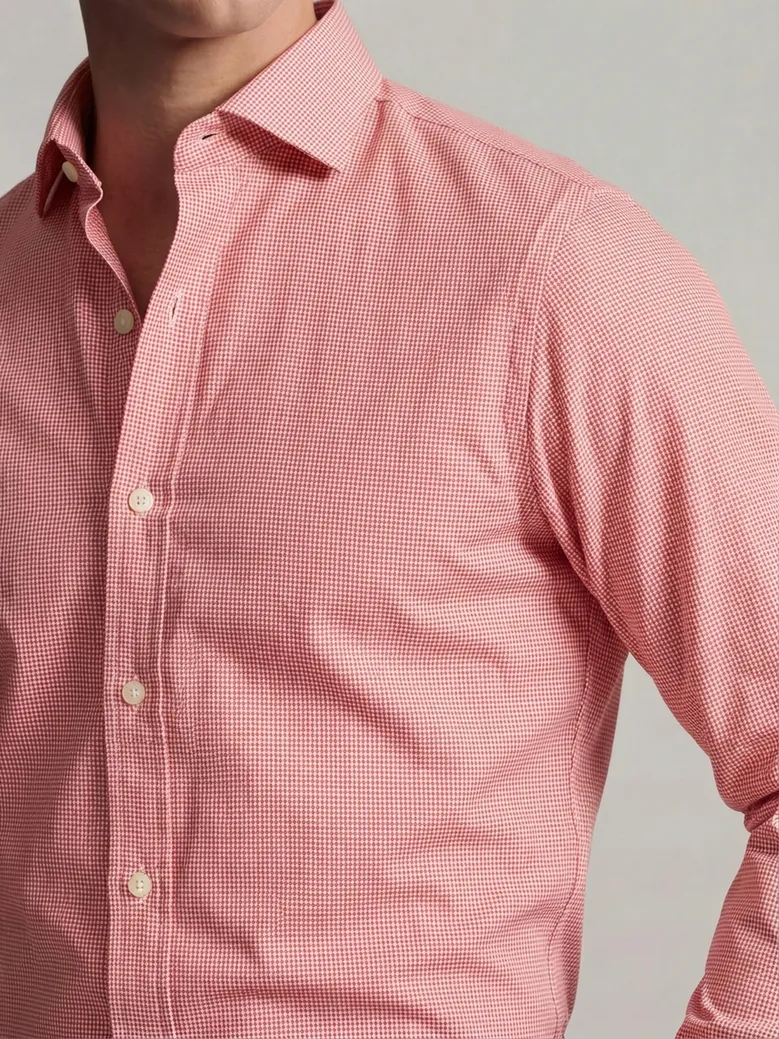 Camicia bianca in popeline facile da stirare