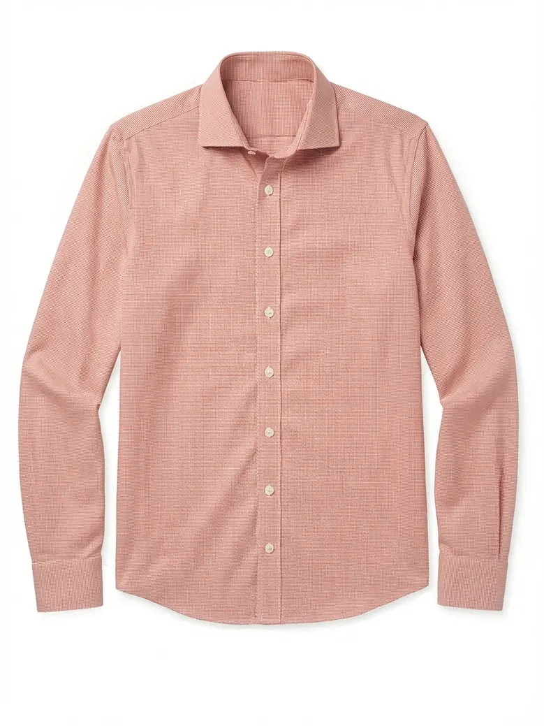 Camicia bianca in popeline facile da stirare