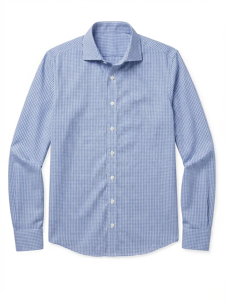 Camicia bianca in popeline facile da stirare