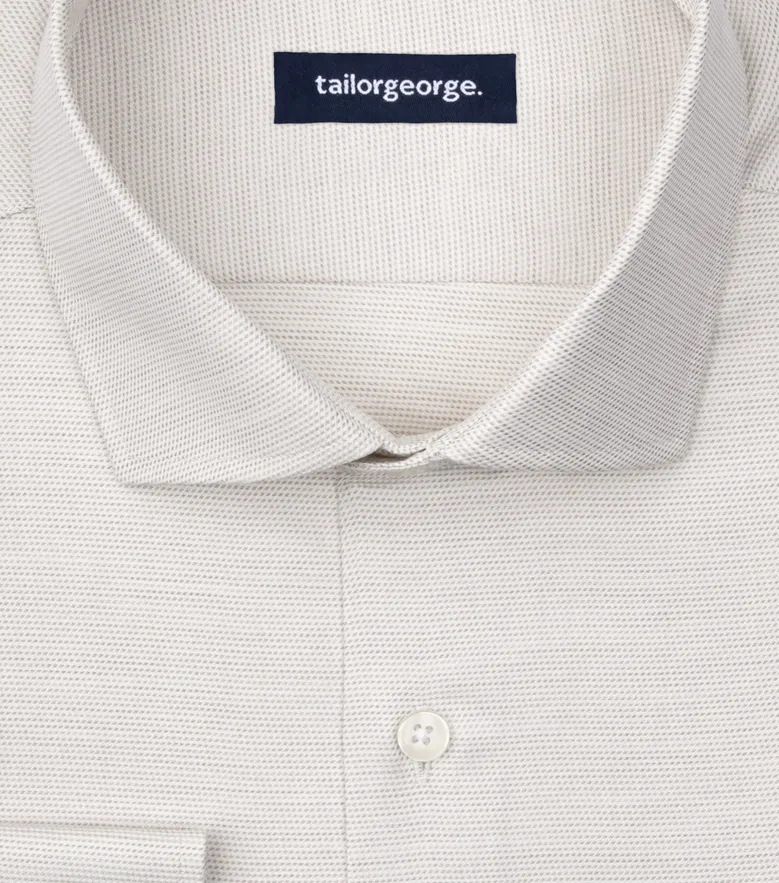 Camicia bianca in popeline facile da stirare