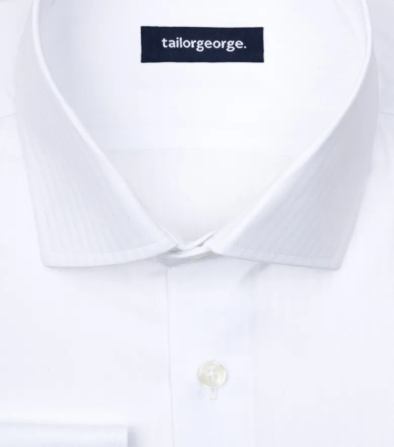 Camicia bianca in popeline facile da stirare
