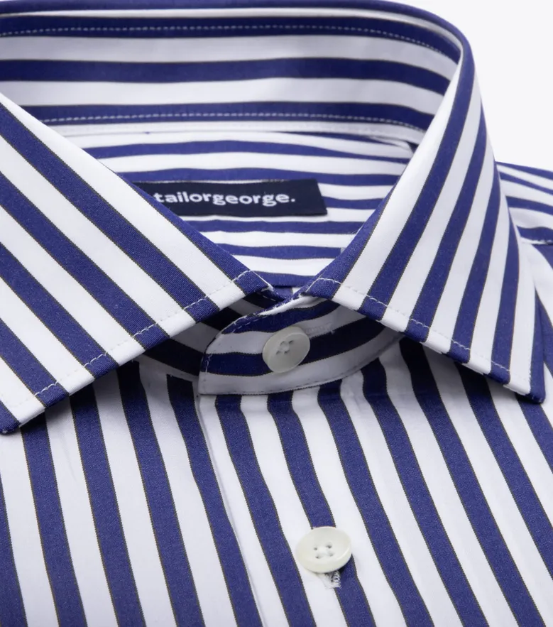 Camicia bianca in popeline facile da stirare