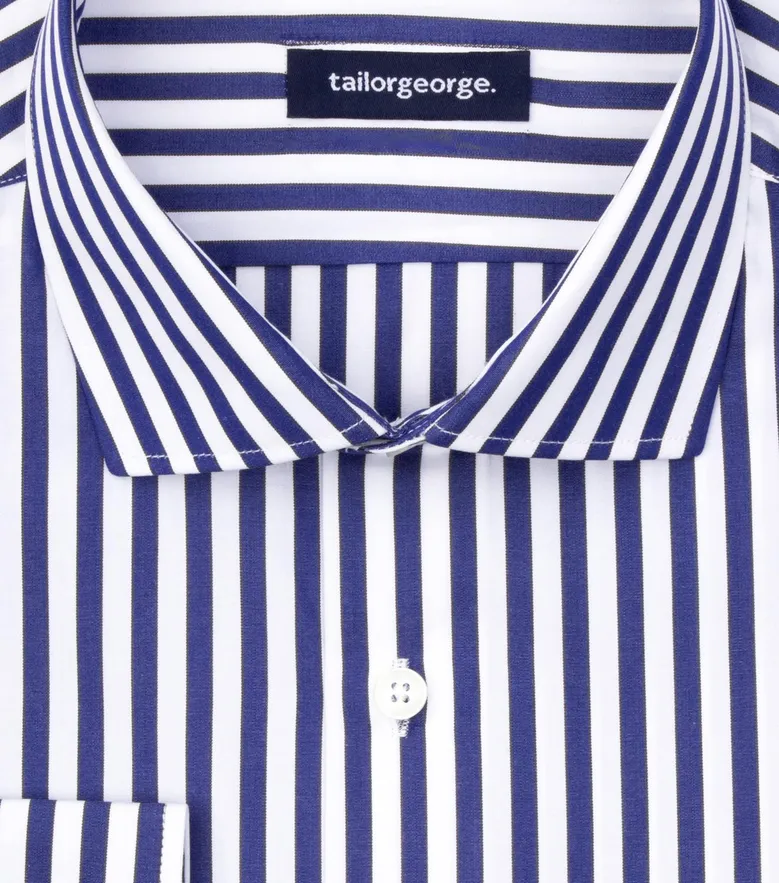 Camicia bianca in popeline facile da stirare