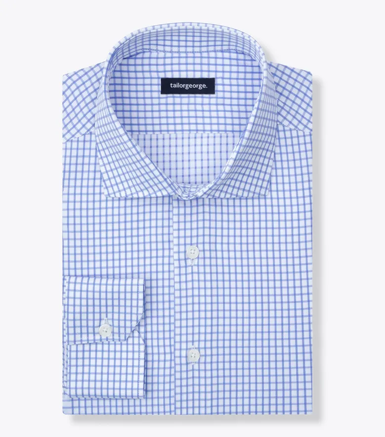 Camicia bianca in popeline facile da stirare