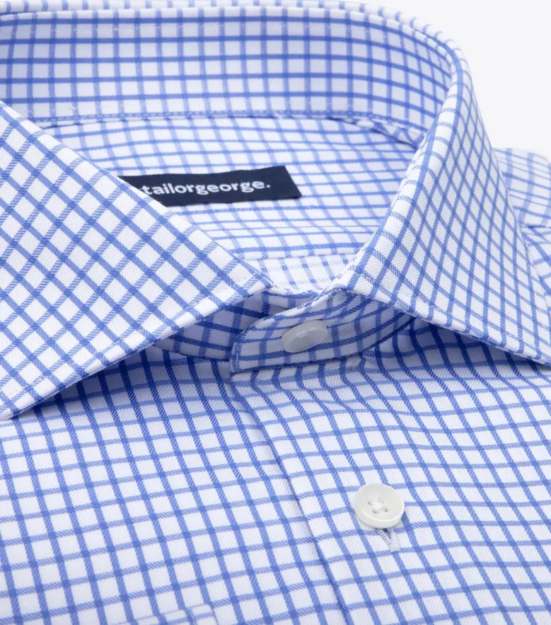 Camicia bianca in popeline facile da stirare