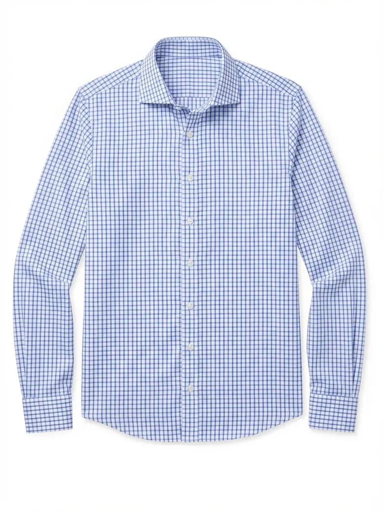Camicia bianca in popeline facile da stirare