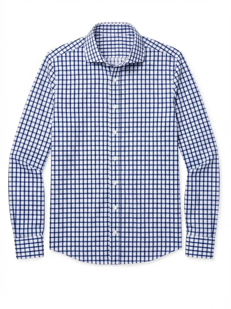 Camicia bianca in popeline facile da stirare