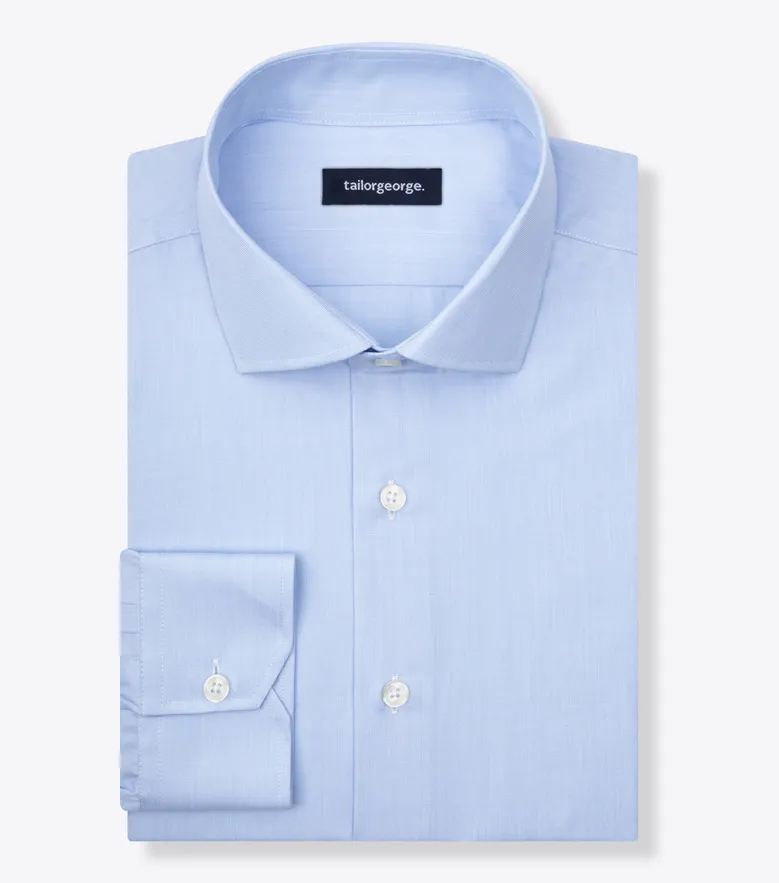 Camicia bianca in popeline facile da stirare