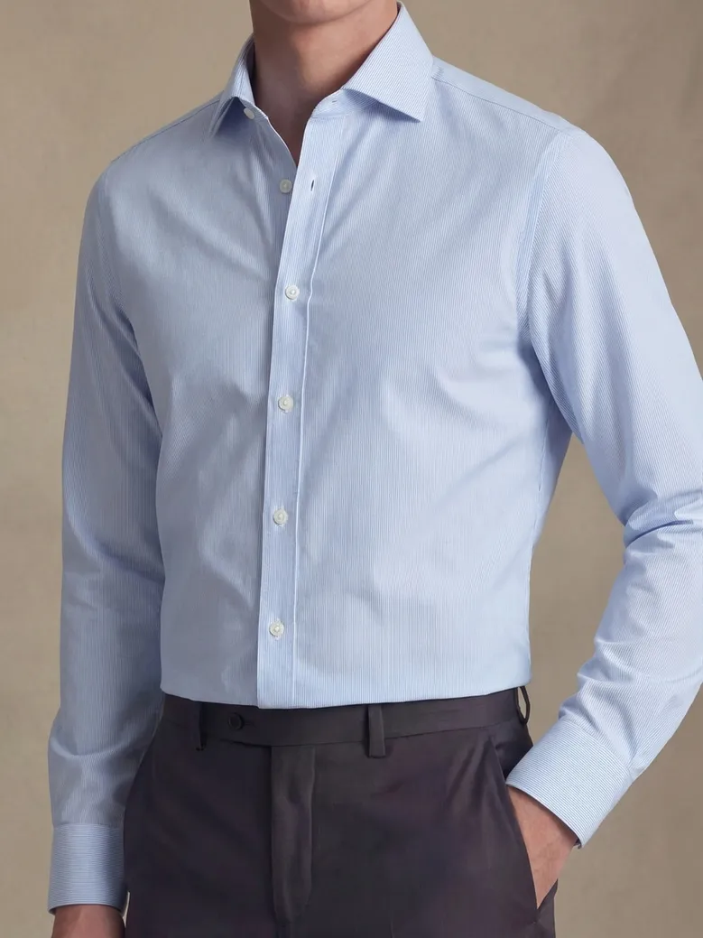 Camicia in popeline facile da stirare