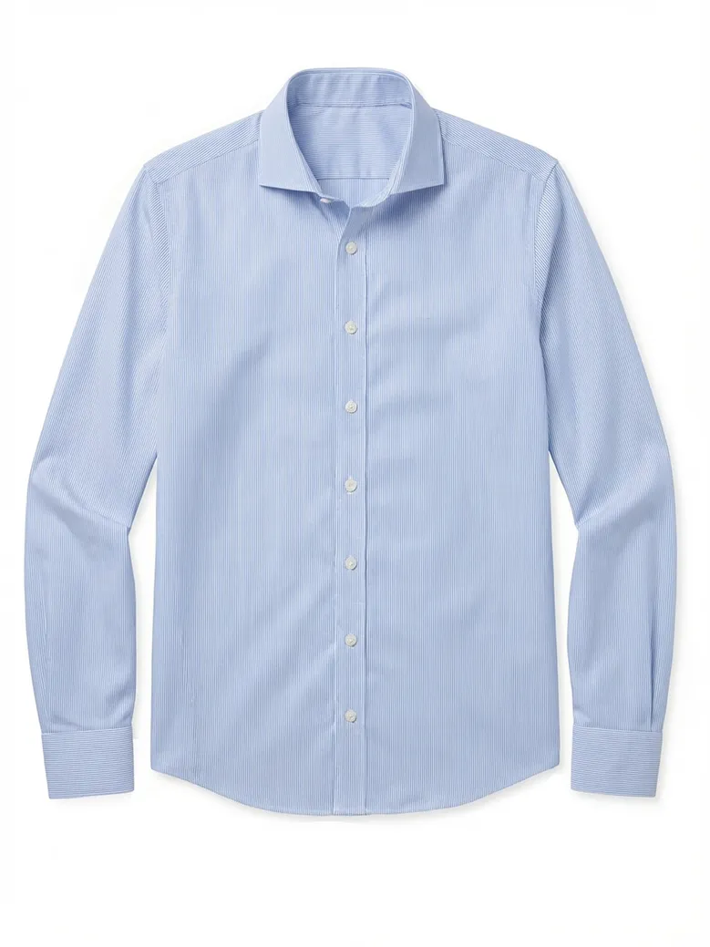 Camicia in popeline facile da stirare