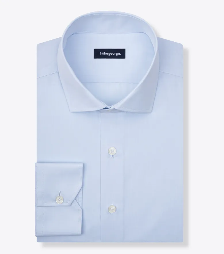 Camicia bianca in popeline facile da stirare