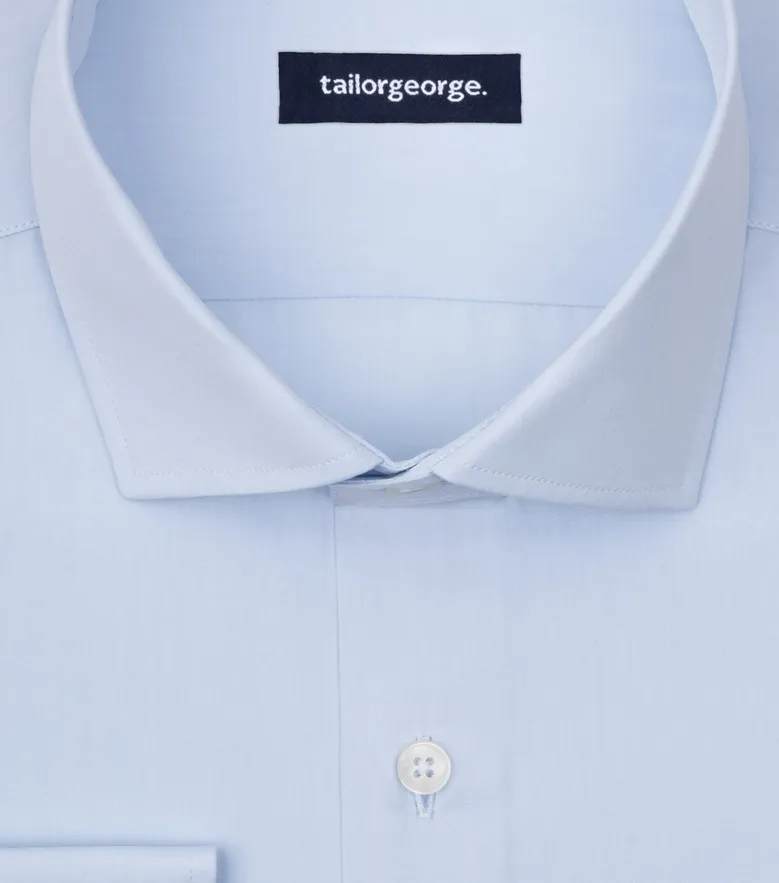 Camicia bianca in popeline facile da stirare