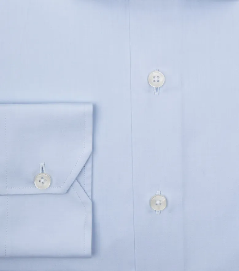 Camicia bianca in popeline facile da stirare