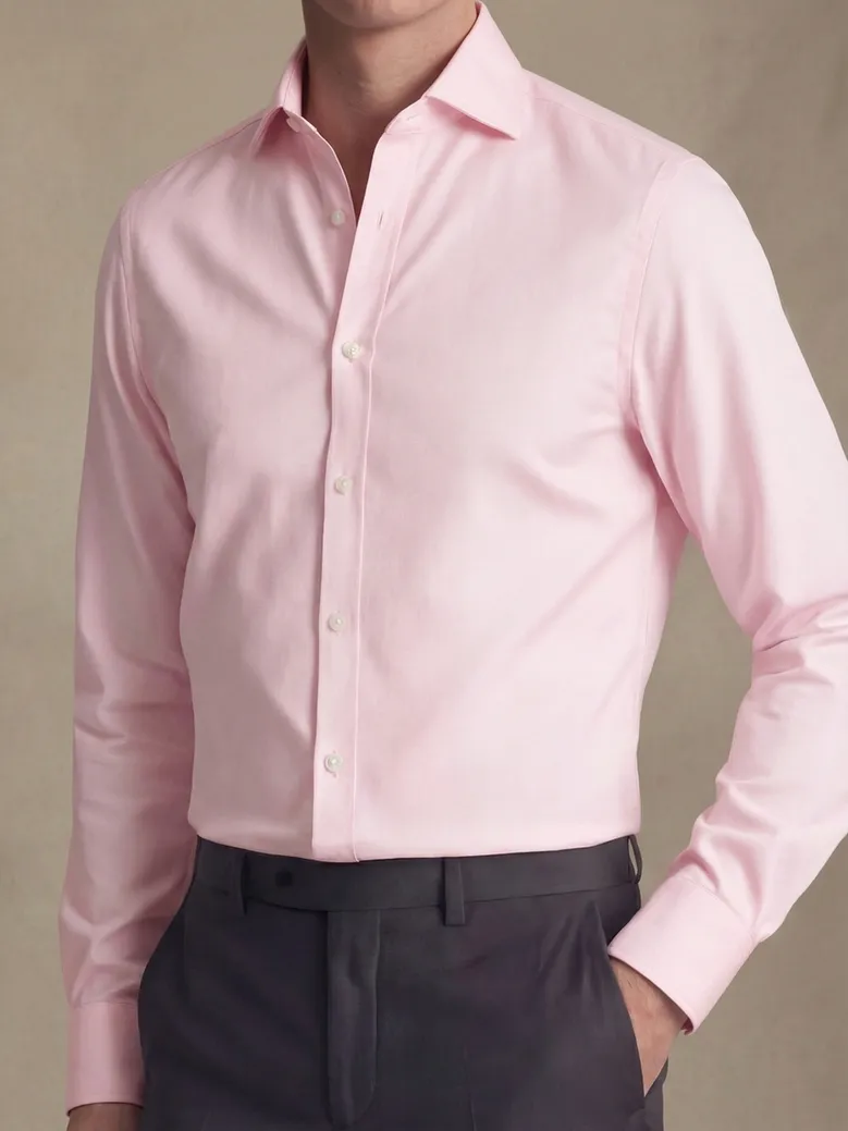 Camicia bianca in popeline facile da stirare