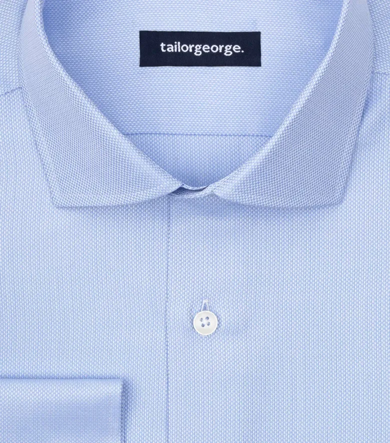 Camicia bianca in popeline facile da stirare