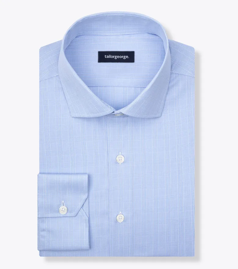 Camicia bianca in popeline facile da stirare