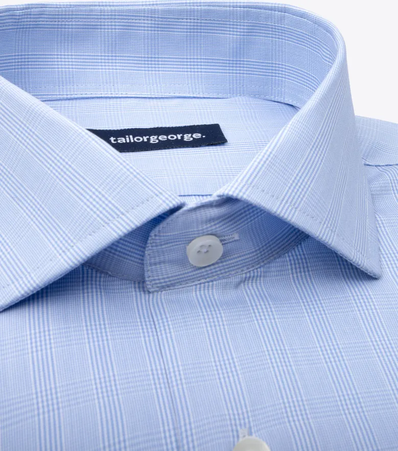 Camicia bianca in popeline facile da stirare