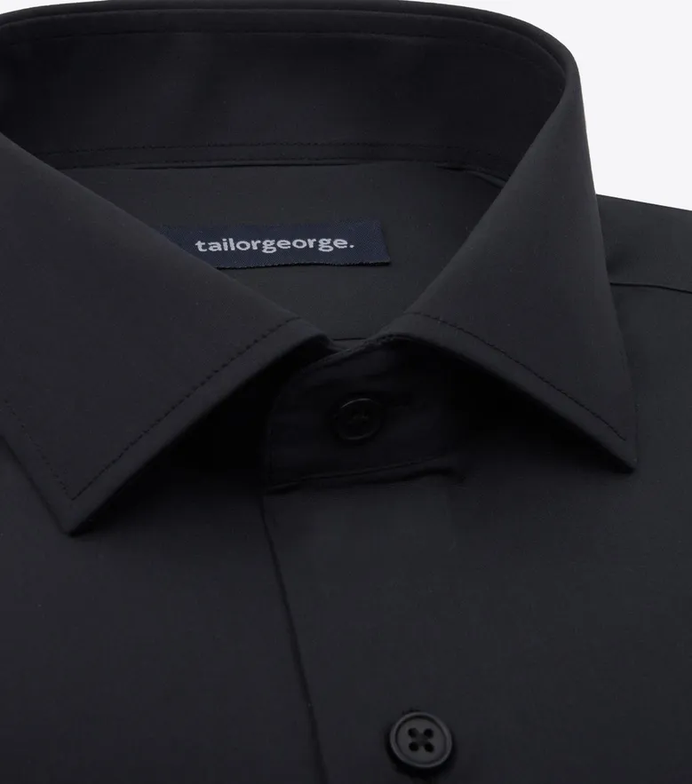 Camicia bianca in popeline facile da stirare