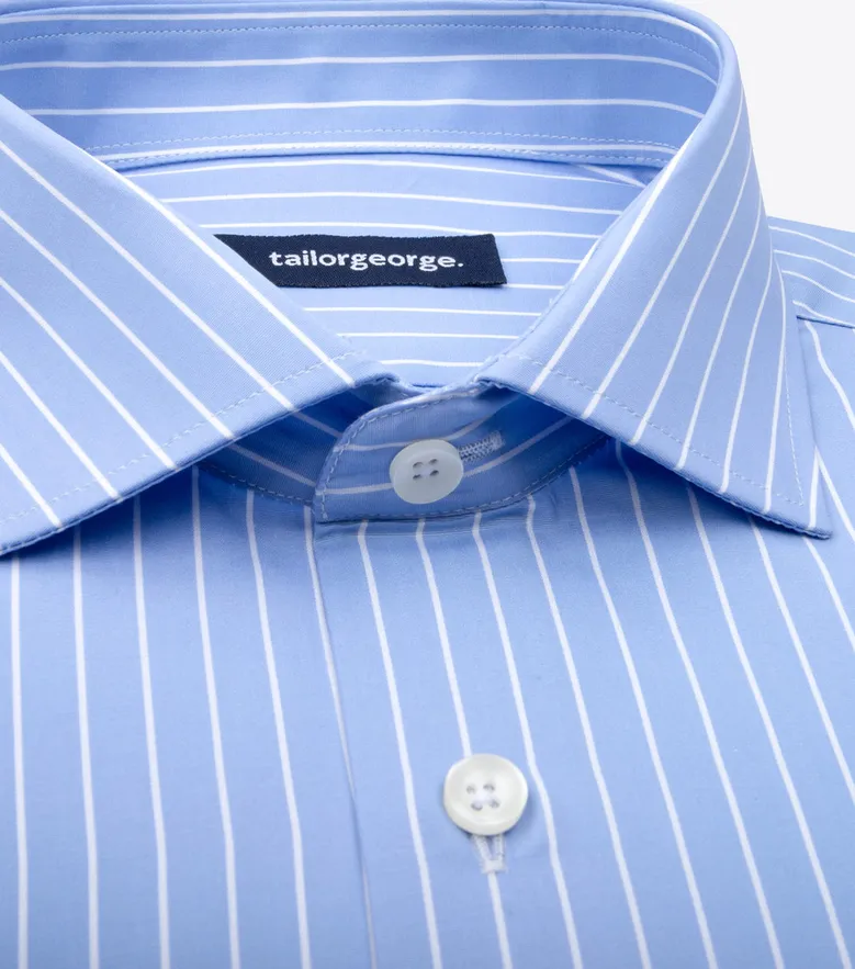 Camicia bianca in popeline facile da stirare
