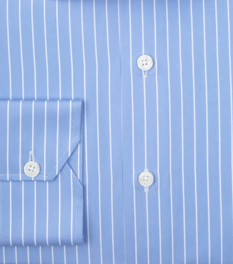 Camicia bianca in popeline facile da stirare