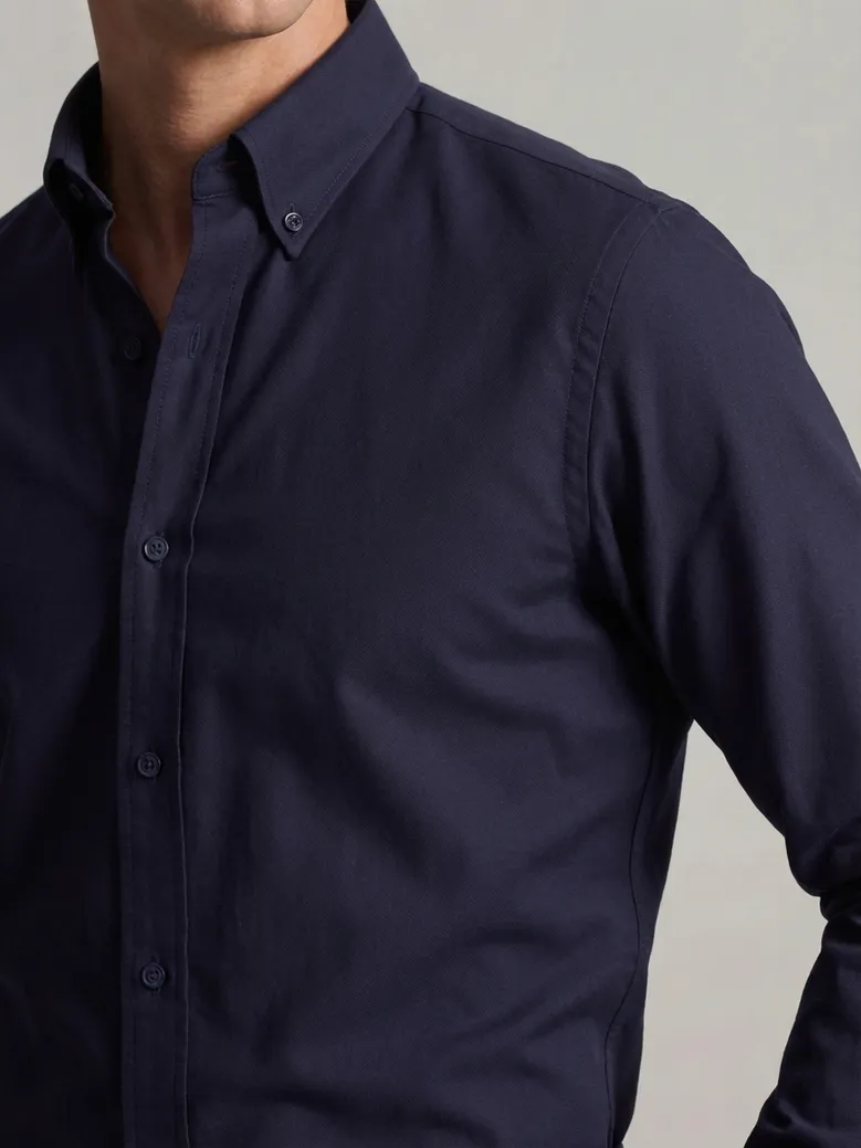 Camicia bianca in popeline facile da stirare