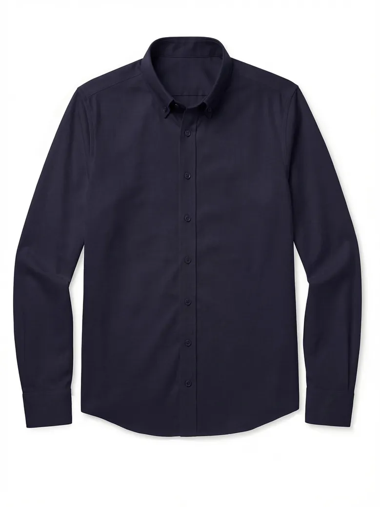 Camicia bianca in popeline facile da stirare
