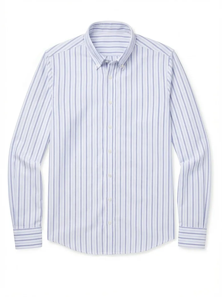 Camicia bianca in popeline facile da stirare