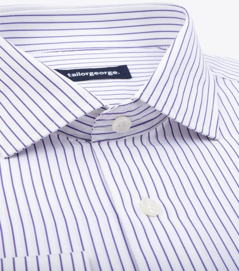 Camicia bianca in popeline facile da stirare