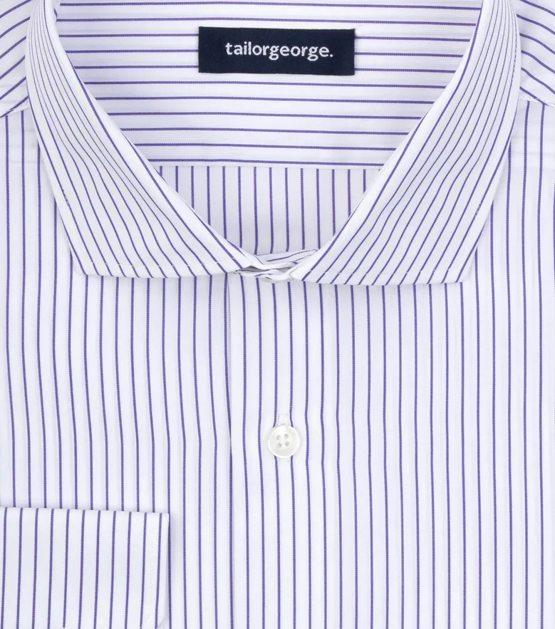 Camicia bianca in popeline facile da stirare