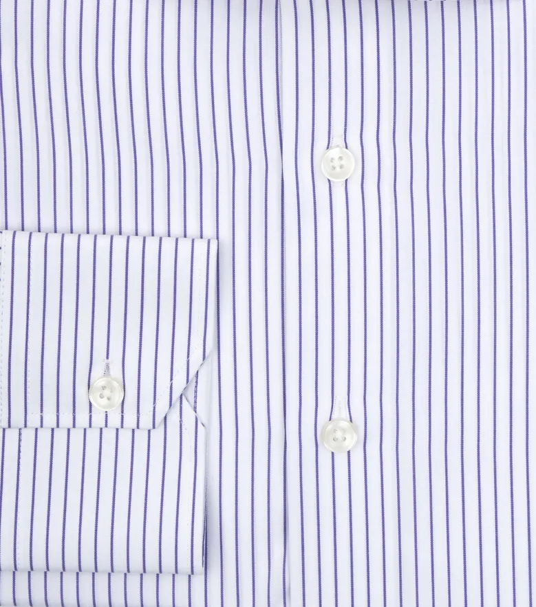 Camicia bianca in popeline facile da stirare