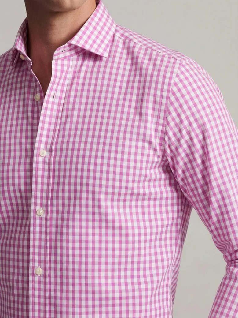 Camicia bianca in popeline facile da stirare