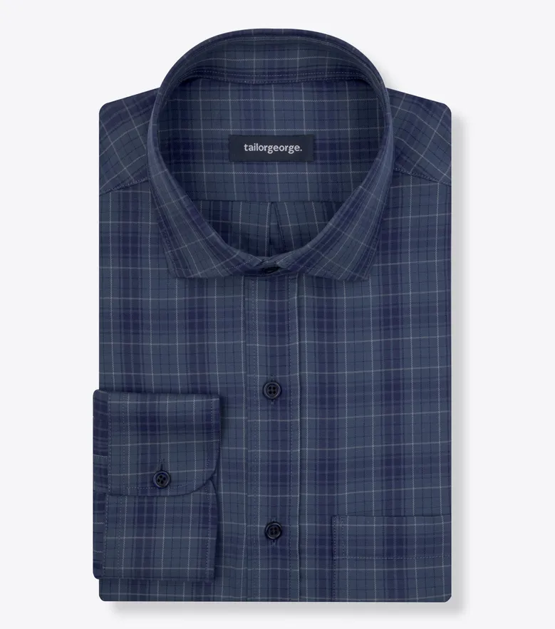 Camicia bianca in popeline facile da stirare