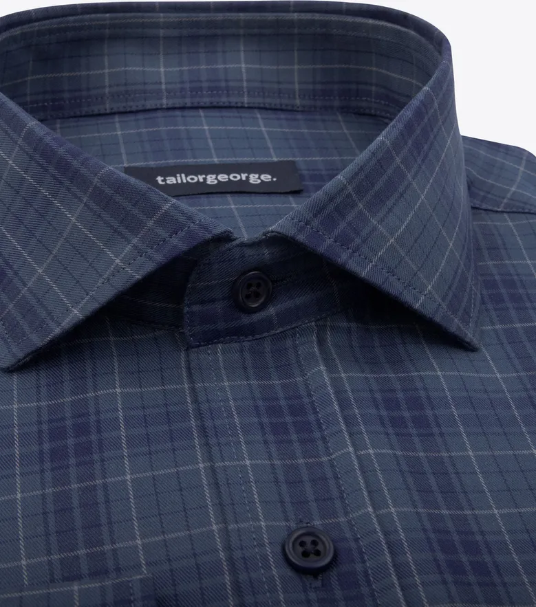 Camicia bianca in popeline facile da stirare
