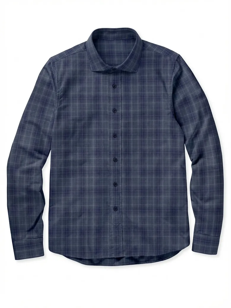 Camicia bianca in popeline facile da stirare